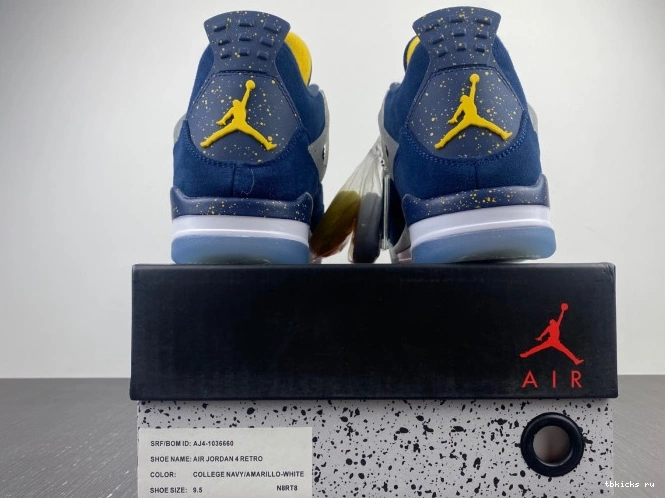 Reps TB Retro Michigan 4 (PE) Air Jordan AJ4-1036660 0720